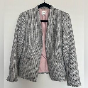 J.Crew Herringbone Broadway Blazer Size 8